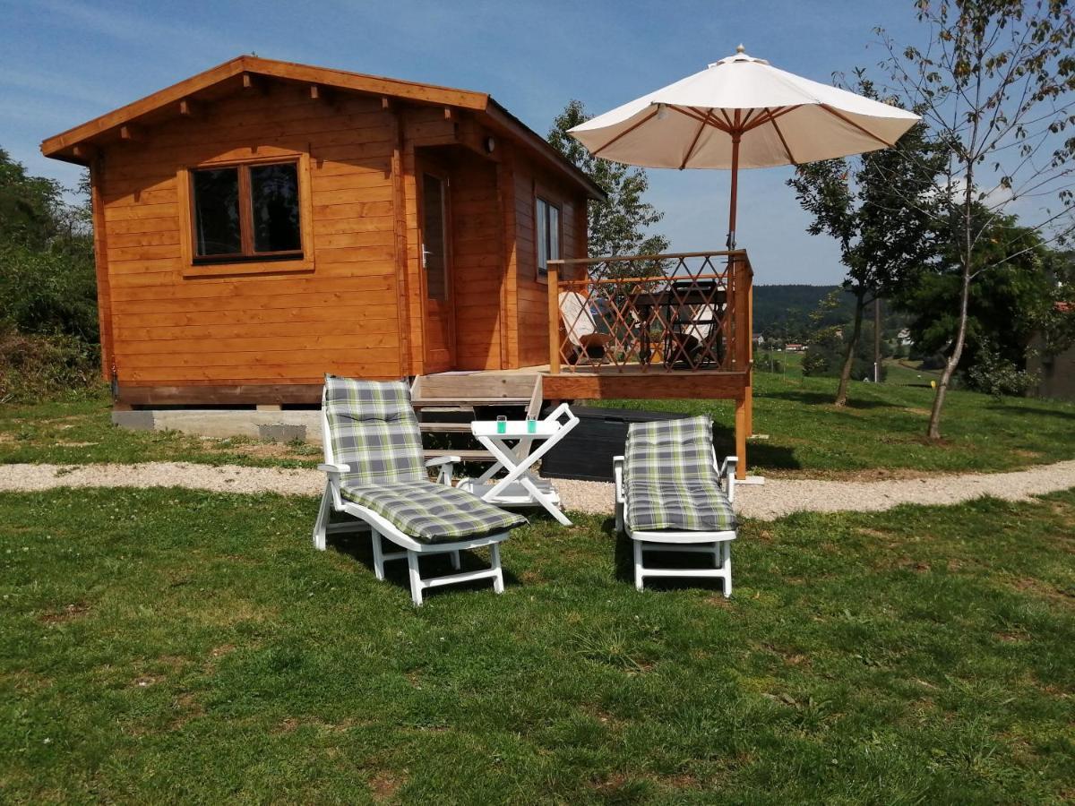 Le Chalet Des Etoiles Champagnac-le-Vieux Exteriör bild